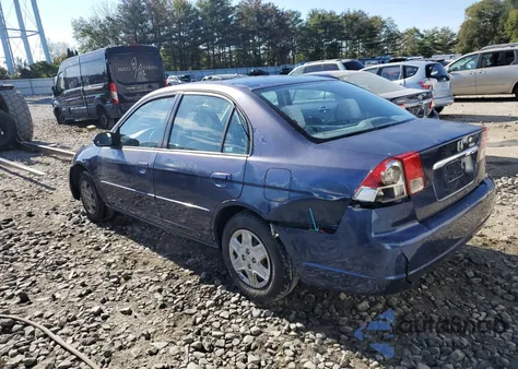 2003 Honda Civic Lx из США, поврежденный, VIN 2HGES16513H564878